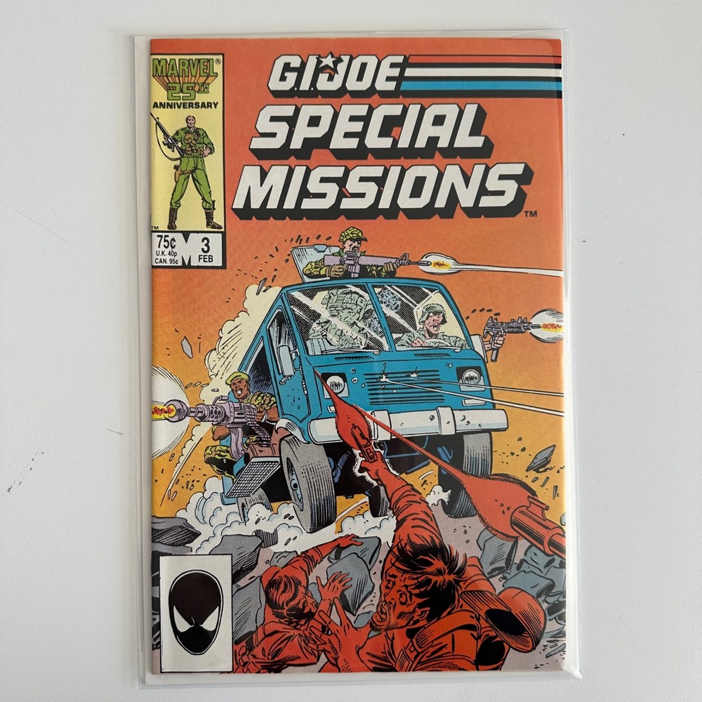 GI Joe Special Missions 3 Marvel Comics 1987 Larry Hama Copper Age Vintage